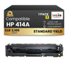 Cartouche de toner noir compatible HP 414A W2020A – avec puce