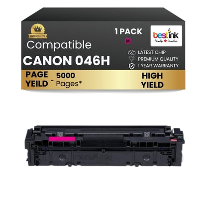 Canon 046H Comaptible Toner Cartridge Magenta ( 1 Pack ) High Yield