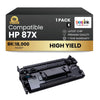 Compatible HP 87X CF287X Black Toner Cartridge High Yield (1 Pack)
