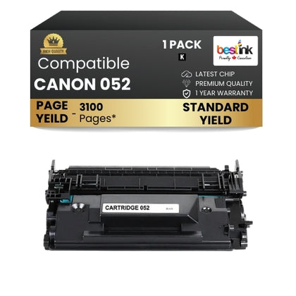 CANON 052 Compatible toner Cartridge Black ( 1 Pack )  Standard Yield