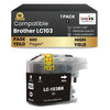 Brother LC103 Compatible Ink Cartridge ( 1 Pack ) Black High Yield