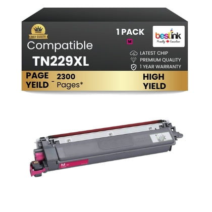 Brother TN229XL Magenta Compatible Toner High Yield