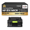 Compatible HP 81X CF281X MICR Black Toner Cartridge High Yield (1 Pack)