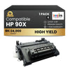 Compatible HP 90X CE390X Black Toner Cartridge High Yield (1 Pack)