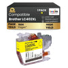 Brother LC402XL Compatible Ink Cartridge Yellow ( 1 Pack ) High Yield