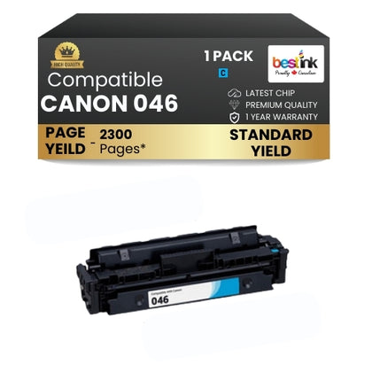 CANON 046 Compatible Toner Cartridge Cyan ( 1 Pack ) Standard Yield