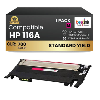 Compatible HP 116A W2063A Magenta Toner Cartridge