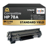 Compatible HP 78A CE278A Black Toner Cartridge (1 Pack)