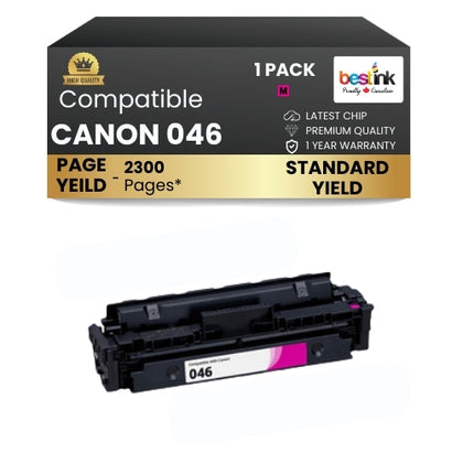 CANON 046 Compatible Toner Cartridge Magenta ( 1 Pack ) Standard Yield