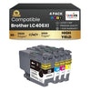 Brother LC406XL Compatible Ink Cartridge BK/C/M/Y ( 4 Pack ) High Yield