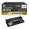 Compatible HP 87A CF287A Black Toner Cartridge (1 Pack)
