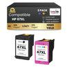 HP 67XL Compatible Ink Cartridge Black and Color Combo ( 2 Pack ) High Yield