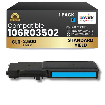 Compatible Xerox 106R03502 Cyan 1 Pack