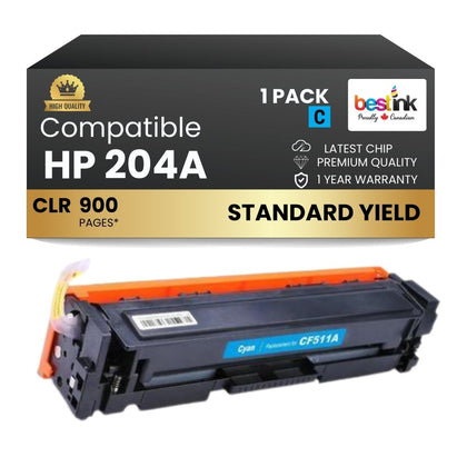Compatible HP 204A CF511A Cyan Toner Cartridge