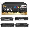 Compatible HP 202A Toner Cartridge Combo BK/C/M/Y (4 Pack)