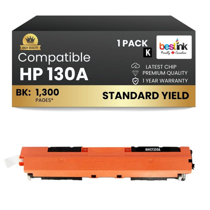 Compatible HP 130A CF350A Black Toner Cartridge