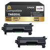 Compatible Brother TN920XL Black Toner Cartridge - High Yield ( 2 Pack )