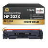 Compatible HP 202X CF500X Black Toner Cartridge High Yield
