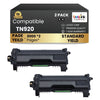 Brother TN920 Black Toner Cartridge ( 2 Pack ) Standard Yield