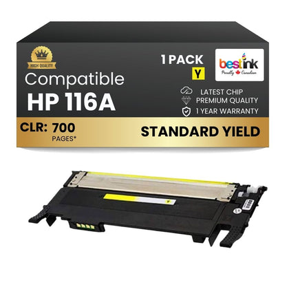 Compatible HP 116A W2062A Yellow Toner Cartridge