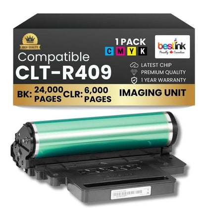 Compatible Samsung CLT-R409 Black and Color Imaging Drum Unit 1 Pack