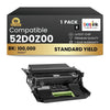 Compatible Lexmark  52D0Z00 Black Toner 1 Pack