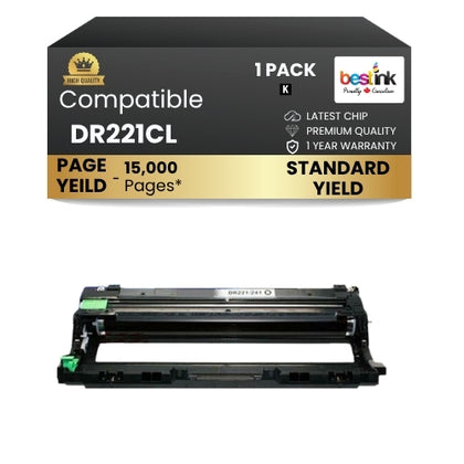 Brother DR221CL Drum Unit Standard Yield Black