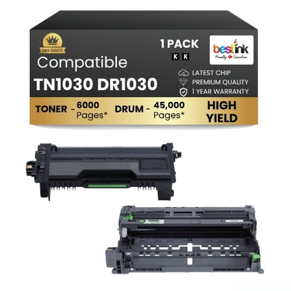 Compatible Brother TN920XL DR920 Black Toner Cartridge & Drum Combo- High Yield