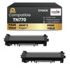 Brother TN770 Compatible Toner Cartridge Black High Yield ( 2 Pack )