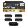 CANON 055H Compatible Toner Cartridge BK/C/M/Y (5 Pack ) High Yield