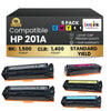 Compatible HP 201A Toner Cartridge Combo 2BK/C/M/Y (5 pack)