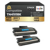 Compatible Brother TN450 Black Toner Cartridge High Yield (2 Pack)