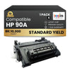 Compatible HP 90A CE390A Black Toner Cartridge (1 Pack)