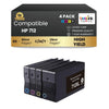HP 712 Compatible Ink Cartridge BK/C/M/Y ( 4 Pack ) High Yield