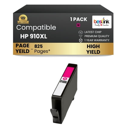 HP 910XL Compatible Ink Cartridge Magenta ( 1 Pack ) High Yield