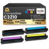 Compatible Lexmark C3210K0 - C3210C0 - C3210M0 - C3210Y0 Toner Cartridge Combo Pack (BK/C/M/Y)