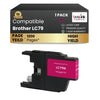 Brother LC79 Compatible Ink Cartirdge ( 1 Pack ) Magenta Super High Yield