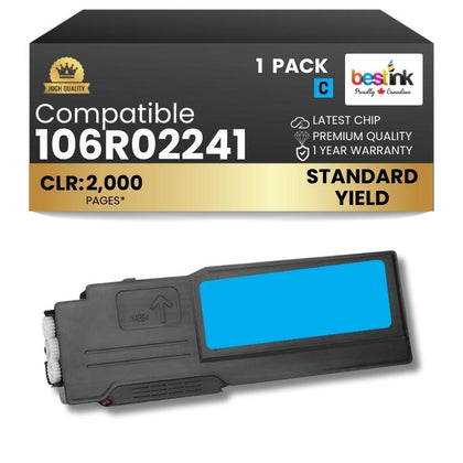 Cartouche de toner noir compatible Xerox 106R01630, 1 paquet