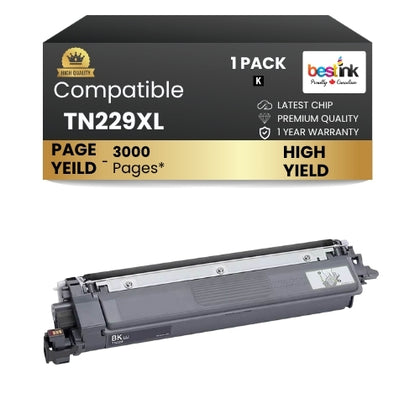 Brother TN229XL Black Compatible Toner High Yield
