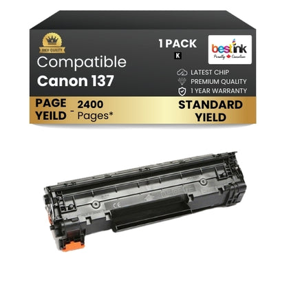 Canon 137 Compatible Toner Cartridge Black Standard Yield ( 1 Pack )