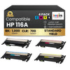 Compatible HP 116A Toner Cartridge Combo BK/C/M/Y