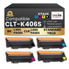 Compatible Samsung CLT-K406S Black/Cyan/Magenta/Yellow Toner 4 Pack
