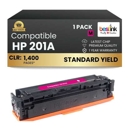 Compatible HP 201A CF403A Magenta Toner Cartridge