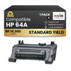 Compatible HP 64A CC364A Black Toner Cartridge (1 Pack)