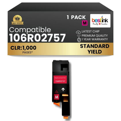 Cartouche de toner noir compatible Xerox 106R01630, 1 paquet