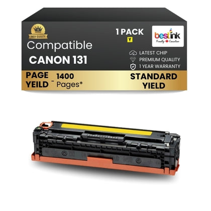 Canon 131 Compatible Toner Cartridge Yellow ( 1 Pack ) Standard Yield