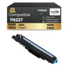 Brother TN227 Compatible Cyan Toner Cartridge High Yield Version of TN223 With Chip