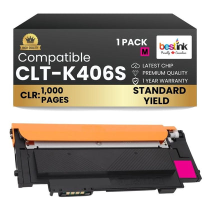 Compatible Samsung CLT-K406S Magenta Toner 1 Pack
