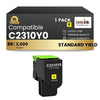 Compatible Lexmark C2310Y0 Toner Cartridge Yellow
