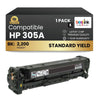 Cartouche de toner noir compatible HP 305A CE410A